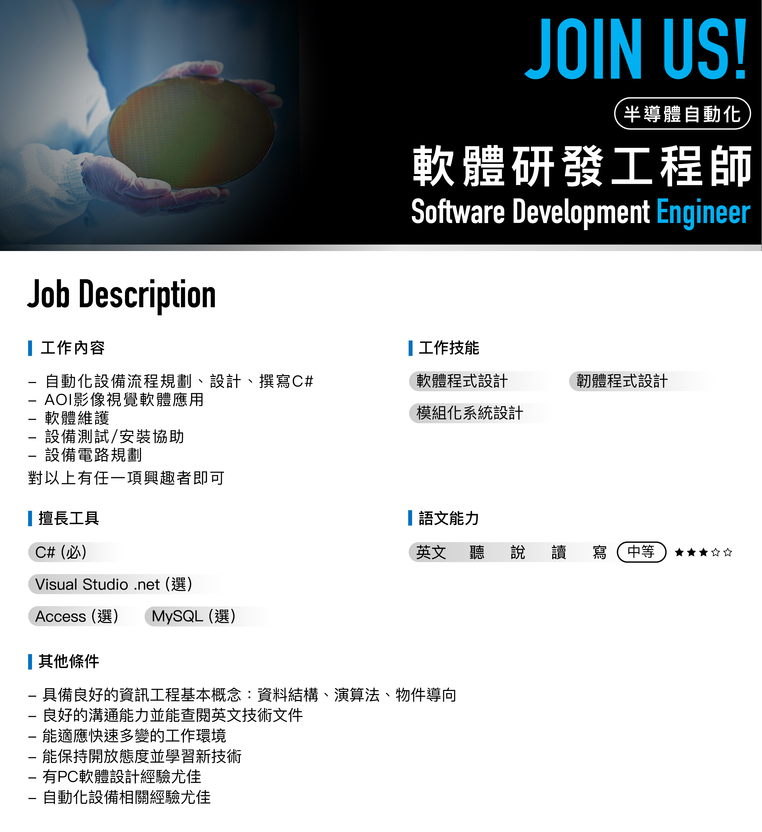軟體研發工程師 鈦昇科技